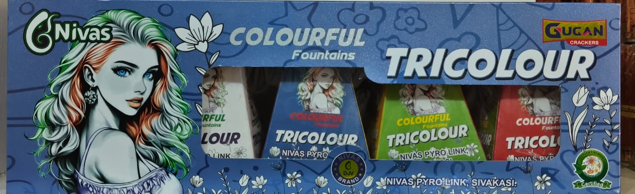 TRI COLOUR                 5 PCS